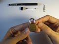 abrir candado tifon 20mm   lockpicking tifon 20mm lock