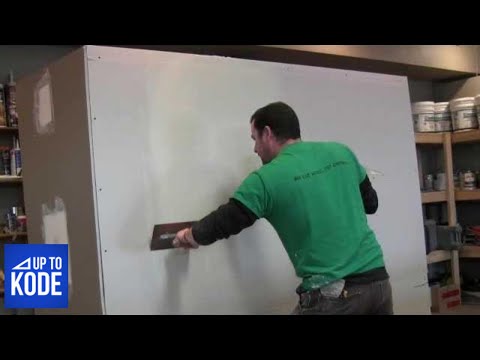 how to fasten drywall to icf