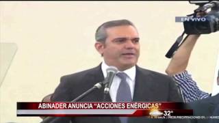 Abinader advierte oposición solo aceptará resultados de conteo manual; dice Danilo cometió fraude