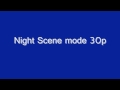 Canon VIXIA iVIS Legria HF S11 Night Scene vs Low Light mode