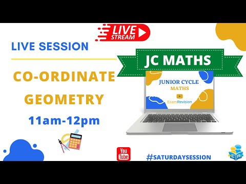 Junior Cycle Maths - Coordinate Geometry - #SaturdaySession