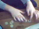three and three (coins across)