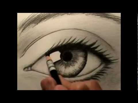 how to draw human eyes