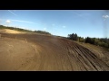 honda cr 125 helmet cam - cardenden new track