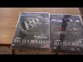 hellraiser and battle royale.

hellraiser
# uncut widescreen presentation (1.78:1) enhanced for 16:9 tvs
# english 5.1, dts and 2.0 audio options
# audio commentary 1: writer/director clive barker
# audio commentary 2: writer/director clive barker and star ashley laurence
# featurette 1: under the skin: doug bradley on hellraiser
# featurette 2: resurrection
# featurette 3: on-set interview with clive barker
# hellraiser merchandising promo (watch and wear)
# theatrical trailers x 4
# tv spots x 5
# storyboards
# scripts x 2 (as .pdf files)
# poster and stills gallery
# optional english subtitles for the hard of hearing

hellbound: hellraiser ii
# uncut widescreen presentation (1.78:1) enhanced for 16:9 tvs
# english 5.1, dts & 2.0 audio options
# audio commentary 1: writer pete atkins and tony randel
# audio commentary 2: director tony randel, star ashley laurence and writer peter atkins
# featurette 1: under the skin: doug bradley on hellbound: hellraiser ii
# featurette 2: lost in the labyrinth produced by clive barker
# featurette 3: on-set interview with clive barker
# featurette 4: on-set interview with clive barker, tony randel, claire higgins, ashley laurence, imogen boorman and kenneth crantham
# featurette 5: behind the scenes montage
# theatrical trailers x 4
# tv spots x 2
# script x 1 (as .pdf file)
# poster and stills gallery
# optional english subtitles for the hard of hearing

hellraiser iii: hell on earth
# uncut widescreen presentation (1.78:1) enhanced for 16:9 tvs
# english 5.1, dts & 2.0 audio options
# audio commentary: director anthony hickox and star doug bradley
# featurette 1: under the skin: doug bradley on hellraiser iii: hell on earth
# featurette 2: raising hell on earth: interview with director anthony hickox
# featurette 3: on set interviews with clive barker & doug bradley
# theatrical trailer
# poster and stills gallery
# optional english subtitles for the hard of hearing

bonus disc (only available in box set)
# early short 1: clive barker's salome (18 mins, 1973)
# early short 2: clive barker's the forbidden (36 mins, 1978)
# featurette: interviews with clive barker, pete atkins and doug bradley, discussing the early short films.

also included: a full color booklet written by clive barker's revelations website team, plus a personal foreword by clive barker himself

 battle royale [extended cut]

at the dawn of the new millennium, japan is in a state of near-collapse. unemployment is at an all-time high, and violence amongst the nation's youth is spiraling out of control. with school children boycotting their lessons and physically abusing their teachers, a beleaguered and near-defeated government decides to introduce a radical new measure: the battle royale act.

overseen by a former teacher, kitano ('beat' takeshi), and requiring that a randomly chosen school class be taken to a deserted island and forced to fight each other to the death, the act dictates that only one pupil be allowed to survive the punishment. he or she will return, not as the victor, but as the ultimate proof of the lengths to which the government are prepared to go to curb the tide of juvenile disobedience.

# dvd features122 min. anamorphic widescreen (1.85:1) version [extended version]
# japanese dts and japanese 5.1 audio options
# optional english & korean subtitles


battle royale 2: requiem

it's the age of terrorism. tokyo has been destroyed by a terrorist attack. the government concludes shuuya nanahara, the survivor of the battle royale 2 years ago, was responsible for the attack. a year after the destruction of tokyo, nanahara has become the leader of the terrorist group wild seven. he declares war against all grown-ups who forced him and his classmates to kill each other. meanwhile, the government order the creation of the battle royale ii act.

they send a class of notorious junior-high students to an isolate island where the wild seven have built their fortress. the mission is engaged with 3 rules. 1. the goal is to kill nanahara. 2. they have 3 days to carry out the mission. 3. they have to work in pairs. if one of the pair dies, another is automatically killed by explosion. - this time it's war. directed by kenta fukasaku who completed the film after his father, kinji, passed away.

dvd features
# anamorphic (16:9) widescreen (2.35:1) version
# japanese dts & japanese 5.1 audio options
# optional english and korean subtitles

bonus dvd
# wowow tv special 