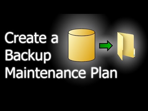 how to perform sql backup
