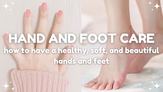 how to achieve a soft hands and feet 🩰hand and 
