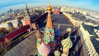 Beautiful Moscow Aerial Flights