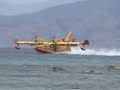 Un Canadair Frole Un Bateau En Corse............