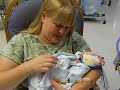 Aunty Karen holding Erik