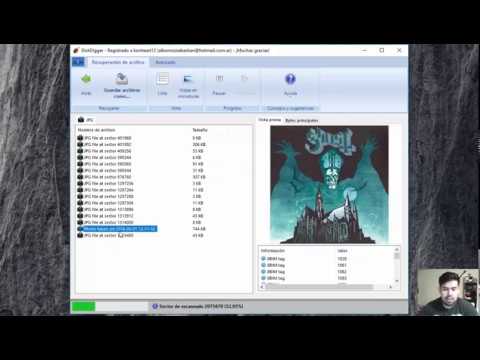 Recuperar archivos borrados (Diskdigger)