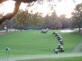 Cutting the #1 Fairway at Augusta National