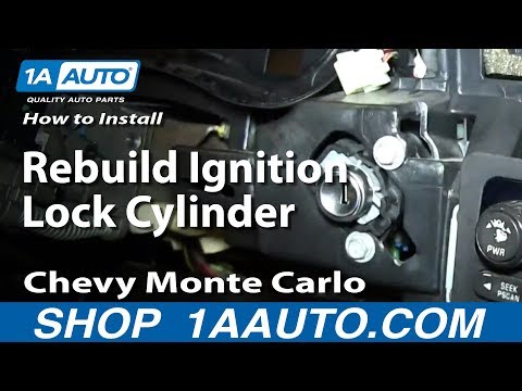 How To Install Rebuild Ignition Lock Cylinder 2000-05 Chevy Monte Carlo