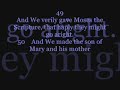 JESUS CHRIST in the QURAN  21:91-93  &  23: 45-53...PART 9 of 10