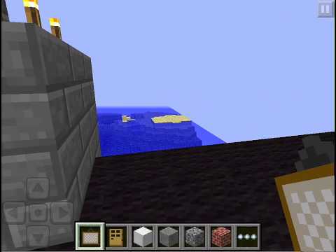 how to put a painting on a door in minecraft pe