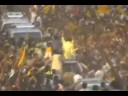 An amazing 2 million(20 lakhs) people thronged onto Guntur to catch a glimpse of the phenomenon called Nandamuri Balakrishna alias Balayya on Nov 5, 2008 on the eve of  'YUVAGARJANA'. YUVAGARJANA thus surpasses the earlier political meetings of Balarkishna's father Late Sri NTR, who managed to garner around 1 million people (10 lakhs) on many occasions, the best response till YUVAGARJANA.  
While the actual venue was jam packed to the core with around 1.4 million(14 lakhs) people, the NH-5 highway at the venue was blocked with vehicles and Nandamuri clan fans trying to enter the venue, upto 30 kms on both sides, thus trapping around 0.6-0.7 million (6-7 lakhs) from getting onto the venue. Highways NH-5 and NH-9 were overwhelmed with vehicles of Nandamuri and TDP fans and traffic jams upto 100 kms were seen. People were seen walking upto 10 kms to reach the venue to get a glimpse of their favorite star Balakrishna.  
Such a response to a political entry was never seen in the annuls of Andhra Pradesh history, only reiterating the fact that Balakrishna is still the heart-throb of Andhra.