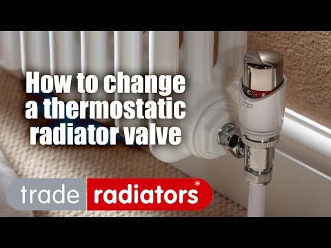 how to fit thermostatic radiator valves