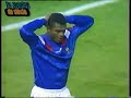 but d'emil kostadinov dans les arrets de jeux de france - bulgarie pour les �liminatoires de la coupe du monde 94.