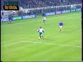 but d'emil kostadinov dans les arrets de jeux de france - bulgarie pour les �liminatoires de la coupe du monde 94.