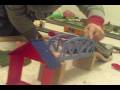 Wooden Amtrack Train Crash!