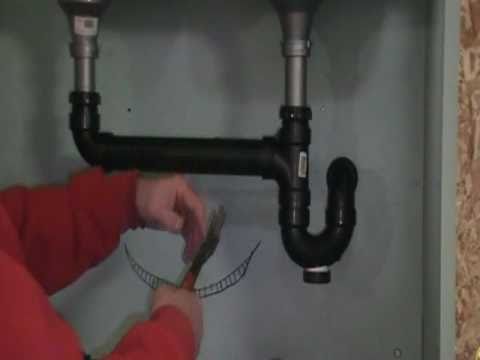 how to install a sink drain