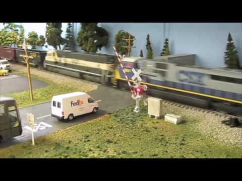 Amazing Model Railroad Layout in HO Scale with Cab Passenger Ride