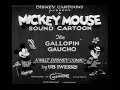 Topolino The Gallopin' Gaucho (1928)
