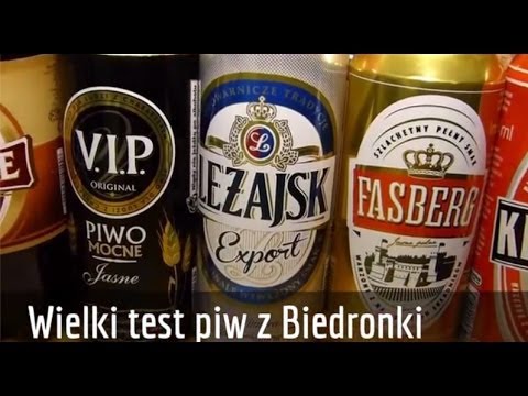 Test piwa z Biedronki