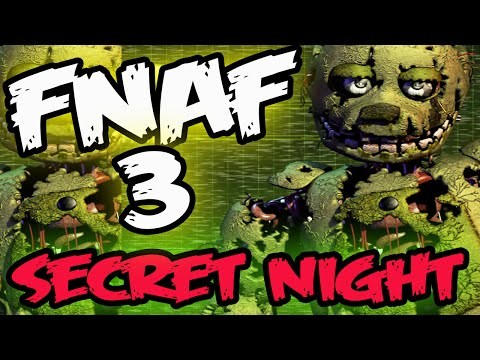 FNAF 3 NIGHTMARE MODE + ANIMATRONICS REAL NAMES | Five Nights at Freddy's 3 Night 6 Nightmare
