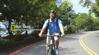 Cycling around the Sun Moon Lake