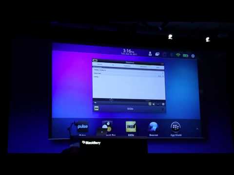 Android apps on PlayBook at BlackBerry DevCon 2011