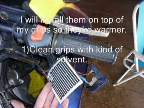how to fit heated grips
