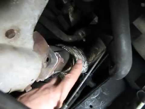 replace broken header pipe holden isuzu pickup