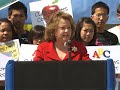 Sen. Elaine Alquist at San Jose Rally Against Education Cuts