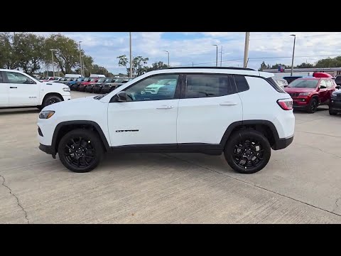 New 2026 Bright White Clear-Coat Exterior Paint Jeep LATITUDE ALTITUDE 4X4 image 1