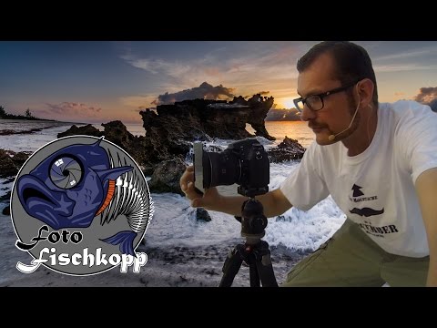 Sonnenaufgang am Meer mit ND-Verlaufsfilter