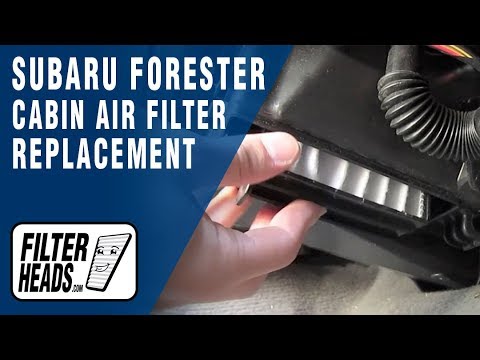 Cabin air filter replacement- Subaru Forester