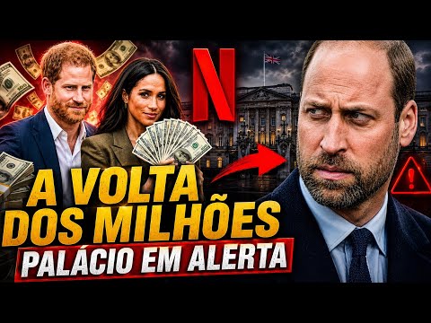 Harry e Meghan planejam VOLTA LUCRATIVA de olho na NETFLIX e William REAGE