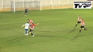 Siete minutos de alargue y un gol en fuera de juego privaron al Ciudad de Benidorm de la victoria (I