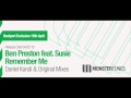 Ben Preston Remember Me Official Music Video and Lyrics