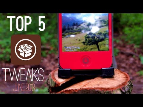 Top 5 Cydia Tweaks Of The Week - June 2013/Ep. 14 - iOS 6 Evasi0n Jailbreak