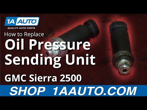 How To Install Replace Oil Pressure Switch Sending Unit 1999-02 Chevy Silverado GMC Sierra