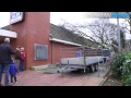 Boom op vrachtwagen Aldi Oude Pekela - 9 januari 2015
