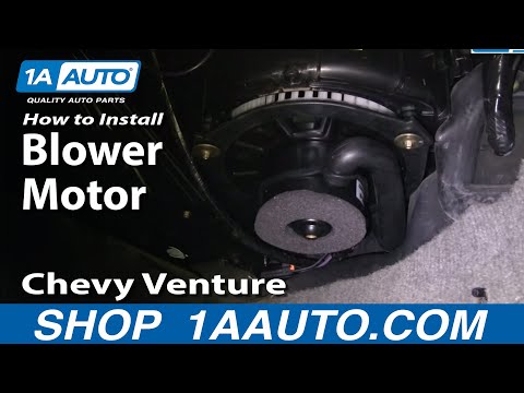 How To Install Replace Heat A/C Fan or Blower Motor Chevy Venture Pontiac Montana 97-05 1AAuto.com