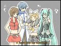This is my first attempt at subbing a video, so I realize it may be anything less than perfect. I'm really sorry if the words blend in with the background, but it seems fine on my computer, so it would be greatly appreciated if you could inform me (politely) and I will try to correct the problem. By the way, if you comment on my video solely to pick on every little inaccuracy made, you will be ignored. If you want it to be so accurate, then make your own. Of course, any corrections to big mistakes will be made if you tell me (again, politely). If you think this video was done well and would like to see more from me, feel free to tell me through a PM or a channel comment. I will also do Spanish subs. Thank you very much, and enjoy. :] Song: World is Mine Artist: Len Kagamine (Vocaloid) MP3: www.4shared.com Video download: www.mediafire.com Disclaimer: Do not own video. The original is from Nico Nico Douga. Do not own song. All I did was subtitle. --Translated Lyrics-- The number one princess in the whole entire world I know by heart how to treat you like that Don't I? First, I notice that your hairstyle is different from usual Second, I should bow down really low whenever I meet you So sorry! Third, I will go along with every selfish desire you ask for with a pretty concise response I understand, so forgive me now for taking your hand I really don't think you're selfish But I do think you're pretty cute. I just don't like saying it in front of you! The number one princess <b>...</b>