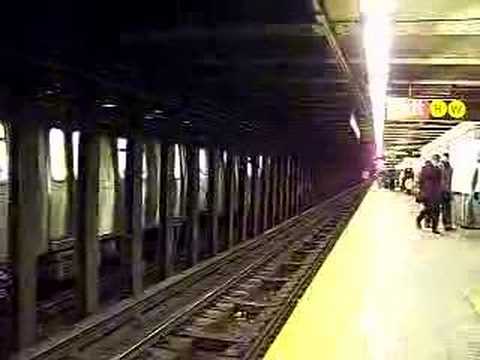 MustangFan424 - This is a video I took of R160B action at canal street.