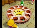 part three of the first 20 turn multiplayer round of mario party 4 for the nintendo gamecube. wario (duck), princess daisy (sunburntken), waluigi ( macdaddynook), and yoshi (ryukasakei) explore the mountainous jungles of shy guy's jungle jam in hopes of becoming the party star. along with new boards and minigames, the items from the previous games were redesigned, for the most part. the most noticeable are the change to the mini and mega mushrooms (possible predecessors to those found in new super mario bros). the mega mushroom acts like mushroom item in previous games as it allows players to roll two dice instead of one, however, it also gives said players the ability to steal coins from any player passed while under its effect. the downside is that while large, players cannot interact with the elements on the board including the shops and even to star space. the mini mushroom shrinks players down and allows them to pass through specific areas as well as participate in special on-board minigames. while small, the player can only roll between one and five. the minigames played in this video are butterfly blitz, lottery ball game, goooooooal, mario medley, order up, hop or pop, bowser's bigger blast and paratrooper plunge.