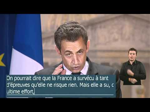 Discours de Nicolas Sarkozy