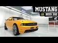 Mustang 302 BOSS 2012 1.1 for GTA 5 video 3