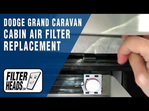 Cabin air filter replacement- Dodge Grand Caravan